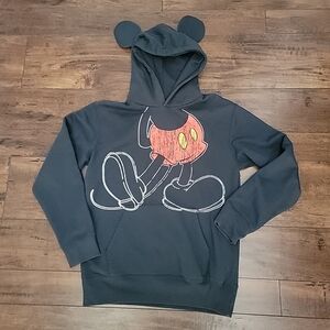 Disney Parks Mickey Sweater with hooded Mickey ears youth size XL